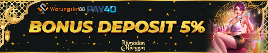 BONUS DEPOSIT DEPOSIT SETIAP HARI 5% WARUNGSLOT88